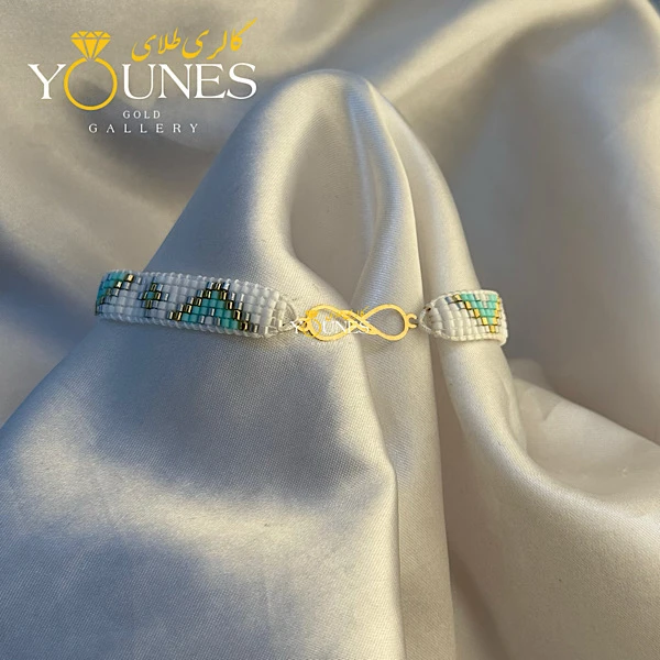 دستبند میوکی بینهایت لیزری طلا